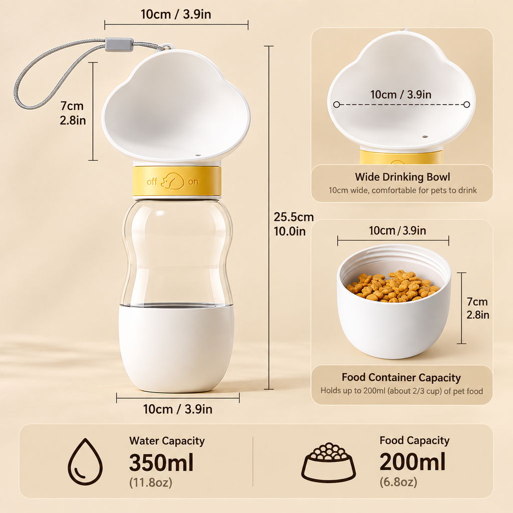 The Adventure Sip 2-in-1 Pet Water Bottle