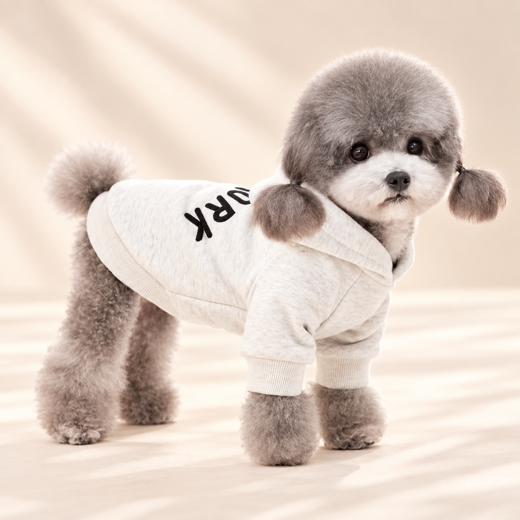 Cozy Cream Dog Hoodie