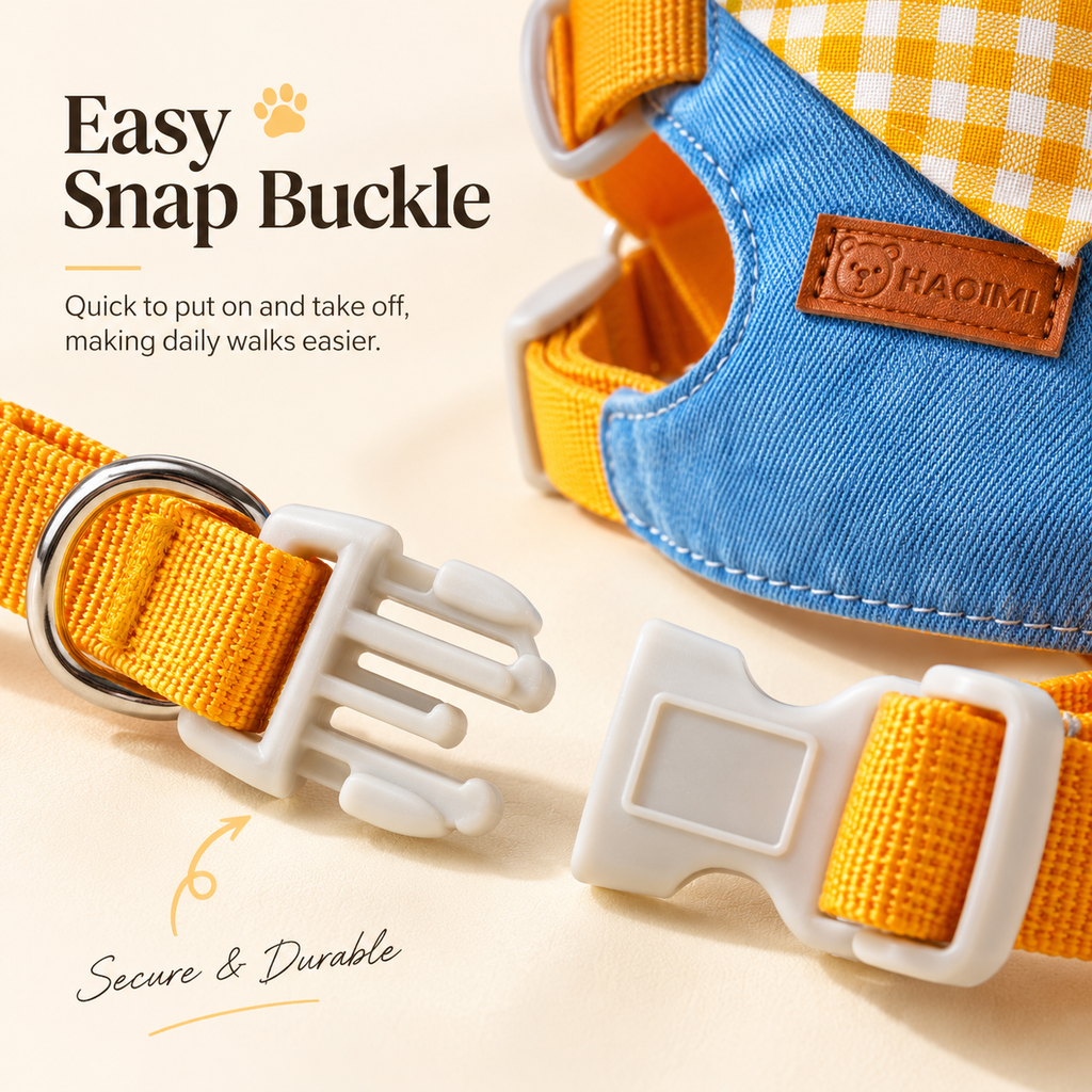 The Gingham Denim Harness