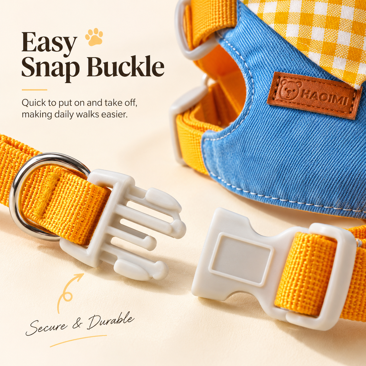 The Gingham Denim Harness