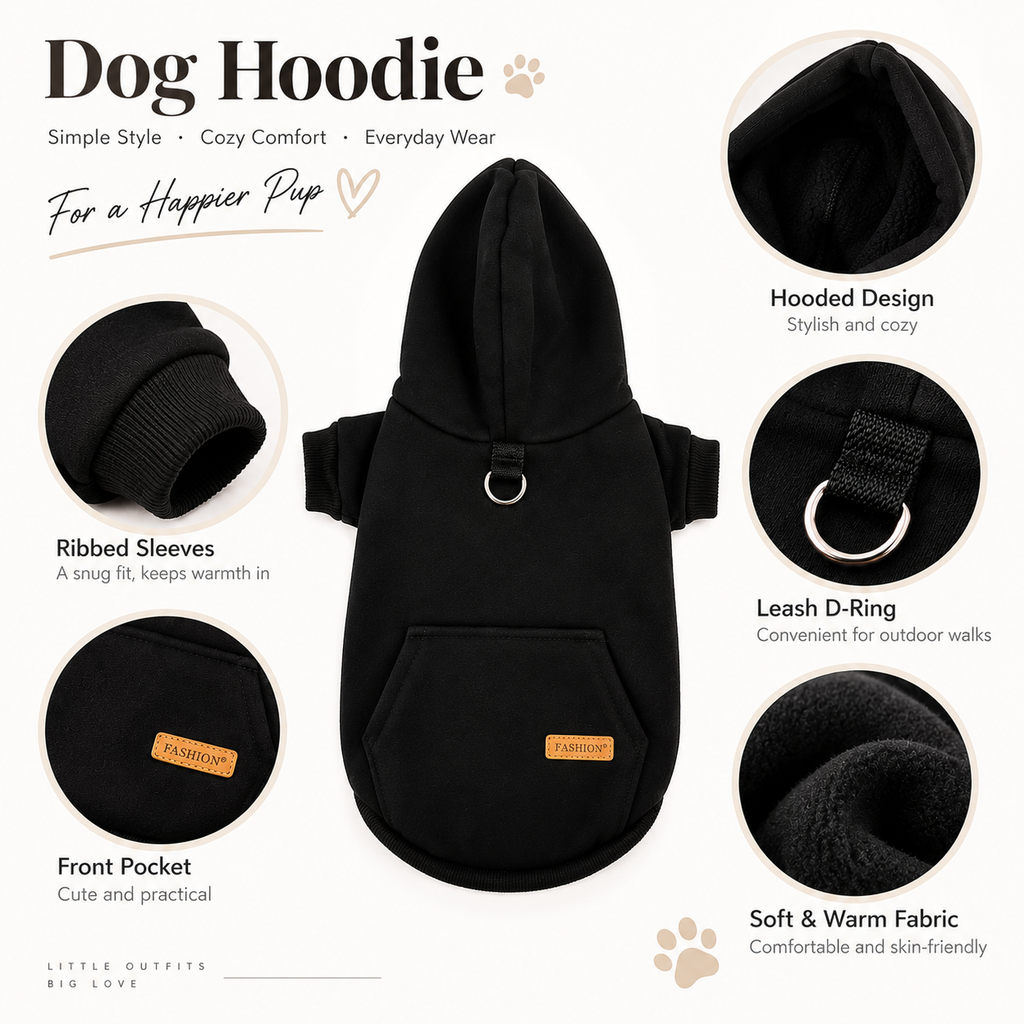 Cozy Casual Dog Hoodie
