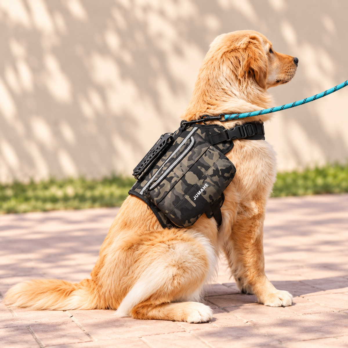 Outdoor Adventure Dog Saddle Bag Harness