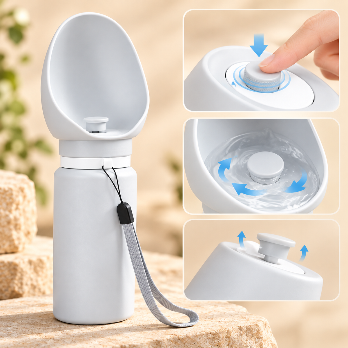 Foldable Travel Dog Water Bottle