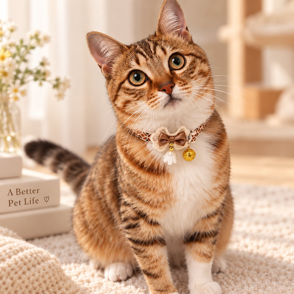 The Vintage Charm Cat Collar
