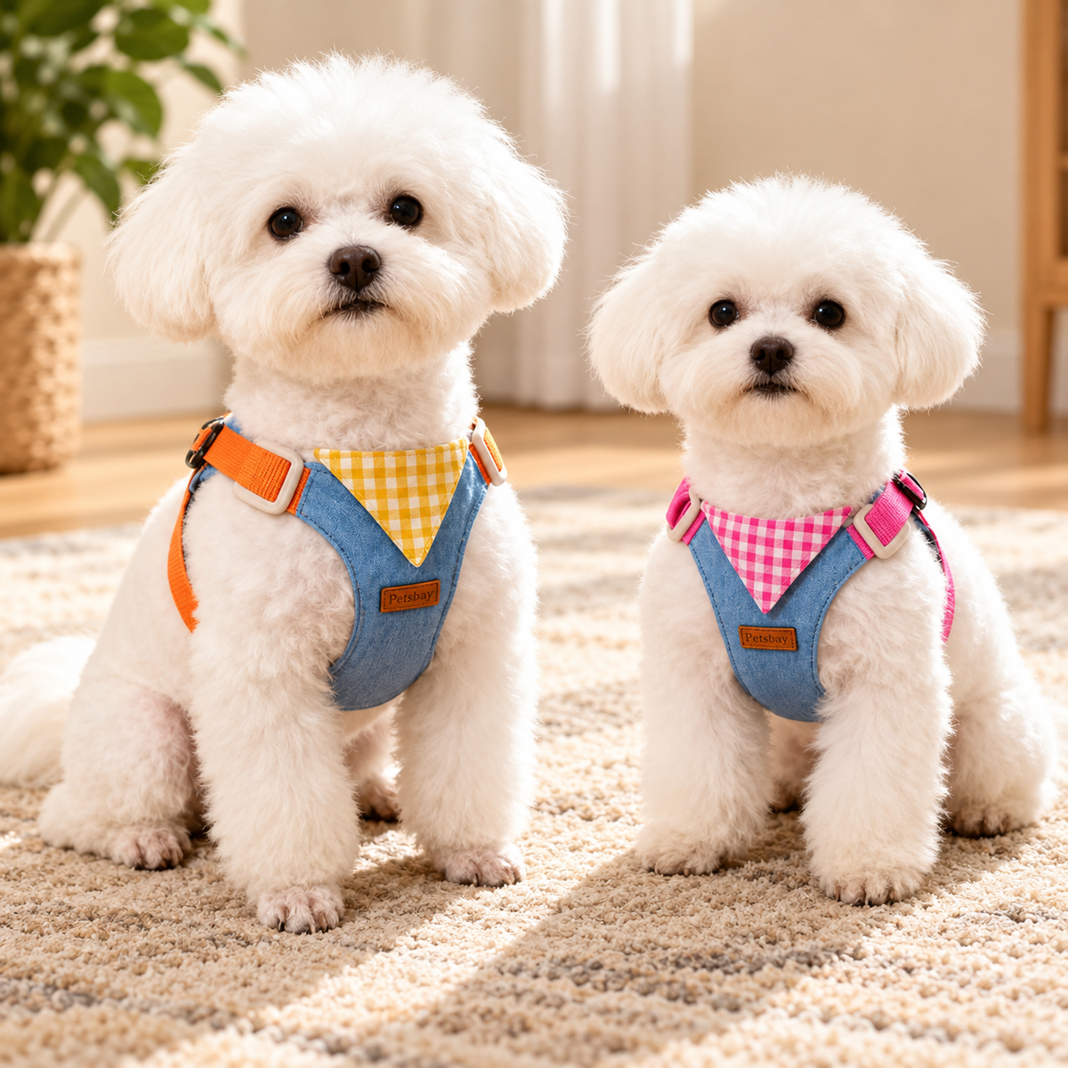 The Gingham Denim Harness