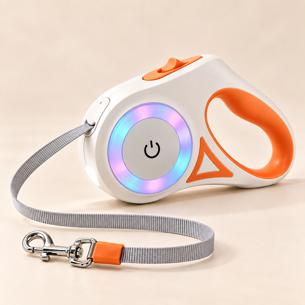 The GlowWalk Retractable Leash