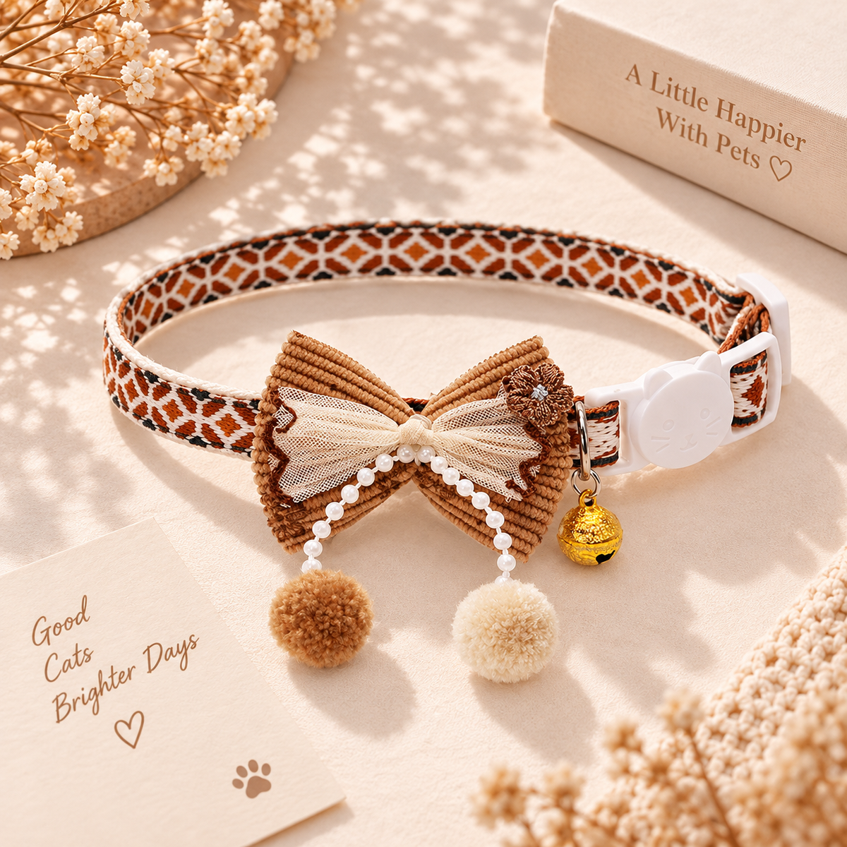 The Vintage Charm Cat Collar