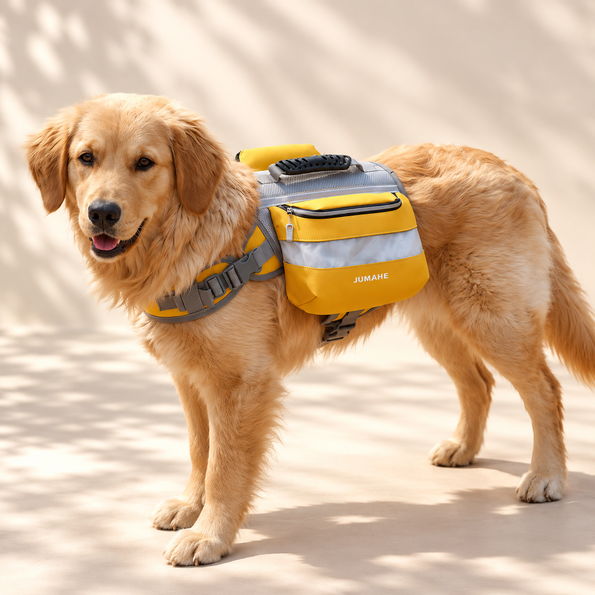 Outdoor Adventure Dog Saddle Bag Harness