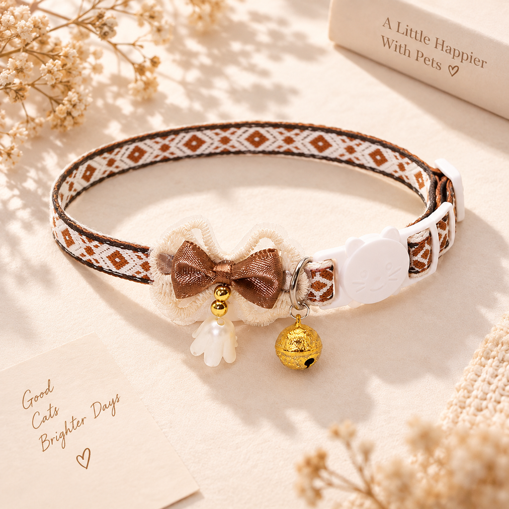 The Vintage Charm Cat Collar
