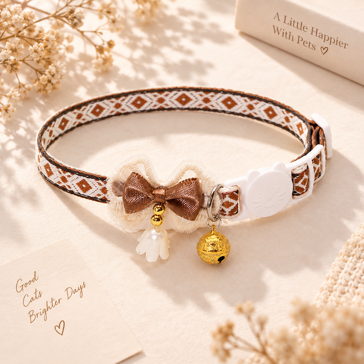 The Vintage Charm Cat Collar